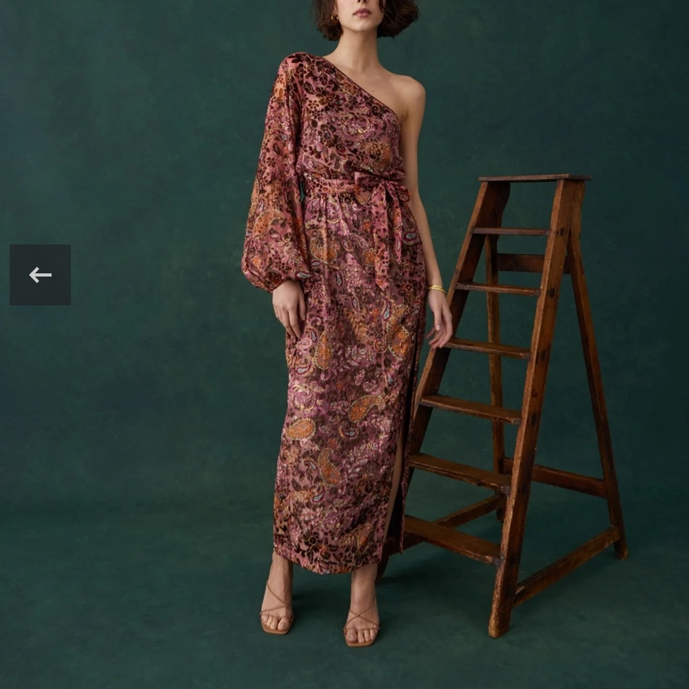 Hemant & Nandita Vera Long Dress size small - Picture 2 of 6